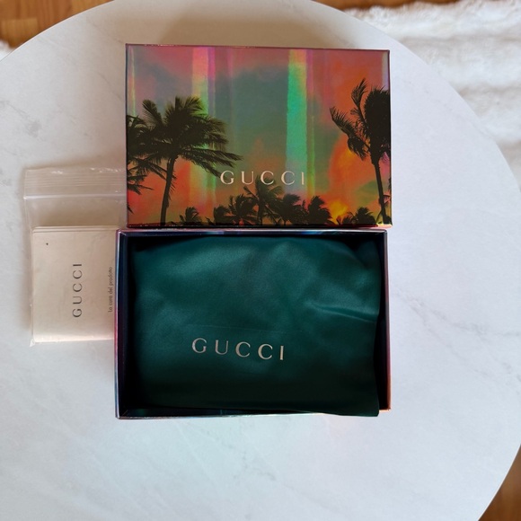 Gucci GG Supreme Mini Wallet Ophidia Floral Print / Web Stripe / New / Full Set - Picture 5 of 16